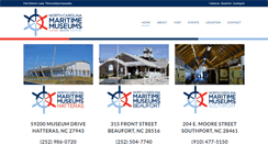 Desktop Screenshot of ncmaritimemuseums.com